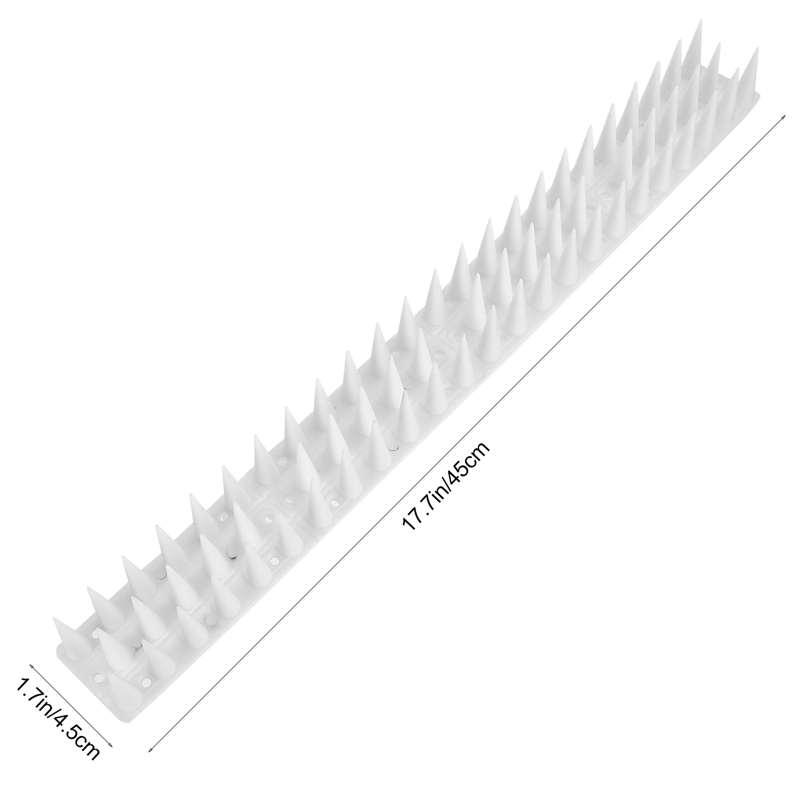 

10 set 10 Sets Transparent Plastic Bird Deterrent Spike Anti Fence Tool for Pigeons Sparrows Crows Seagulls Garden Pest Control