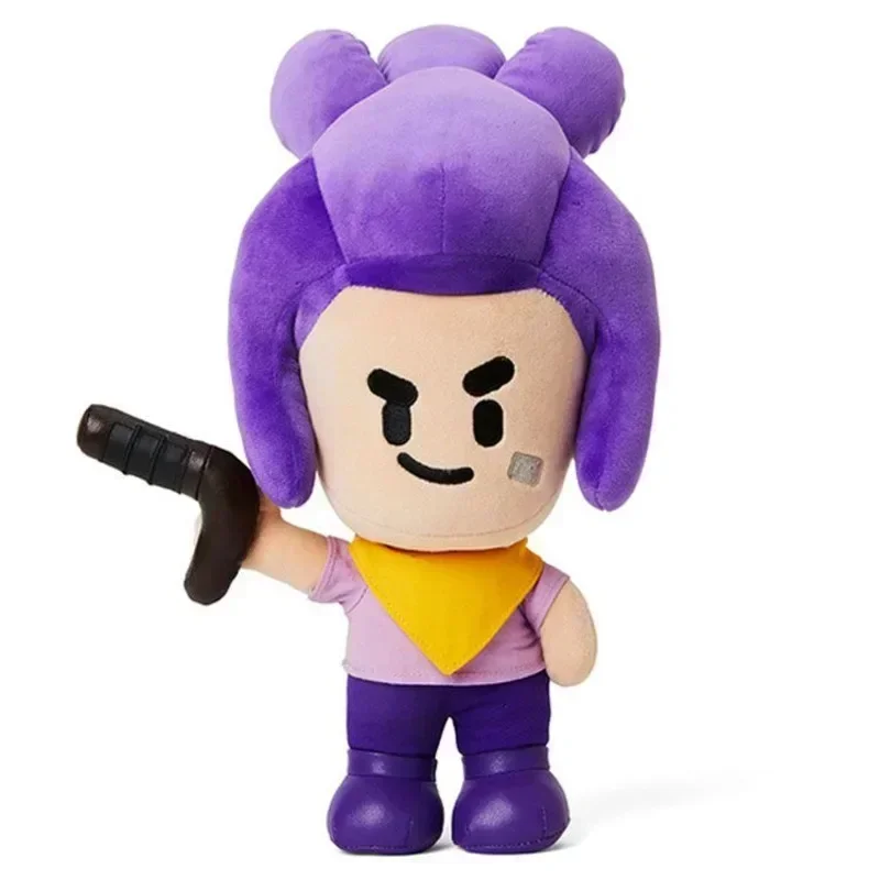 30cm Brawl Stars Plush Spike Shelly Clot Leon Poco Toy Stuff Pillow Dolls Game Characters For Children Birthday Christmas Gifts