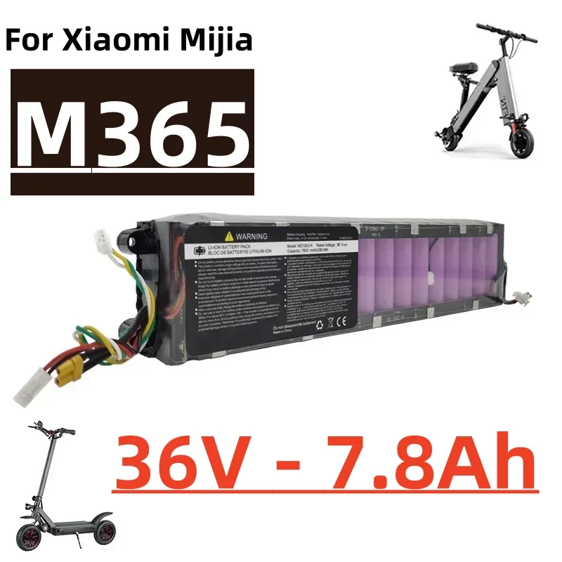 

Li-ion Battery Suitable for Xiaomi Mijia M365 Scooter, Electric Scooter, Waterproof, Bluetooth Communication, 36V, 7800mAh