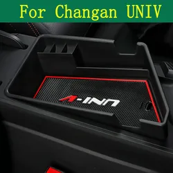 For Changan UNIV 2023 2024 Car Console Center Armrest Storage Box Container Glove Organizer Case Accessories