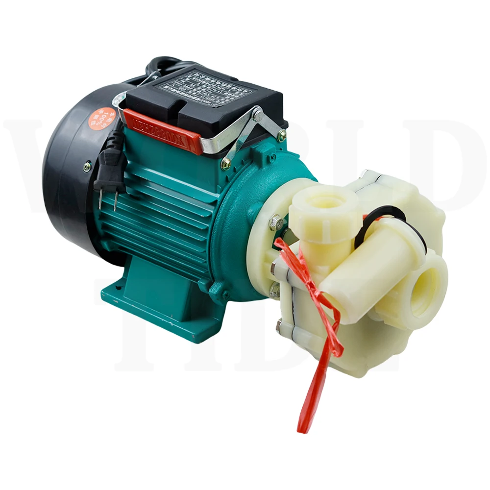 750W Chemical Pump Electric Self Suction Centrifugal Sewage Pump 220V 380V Alkali Resistant Industrial Plastic Submerged Pumps