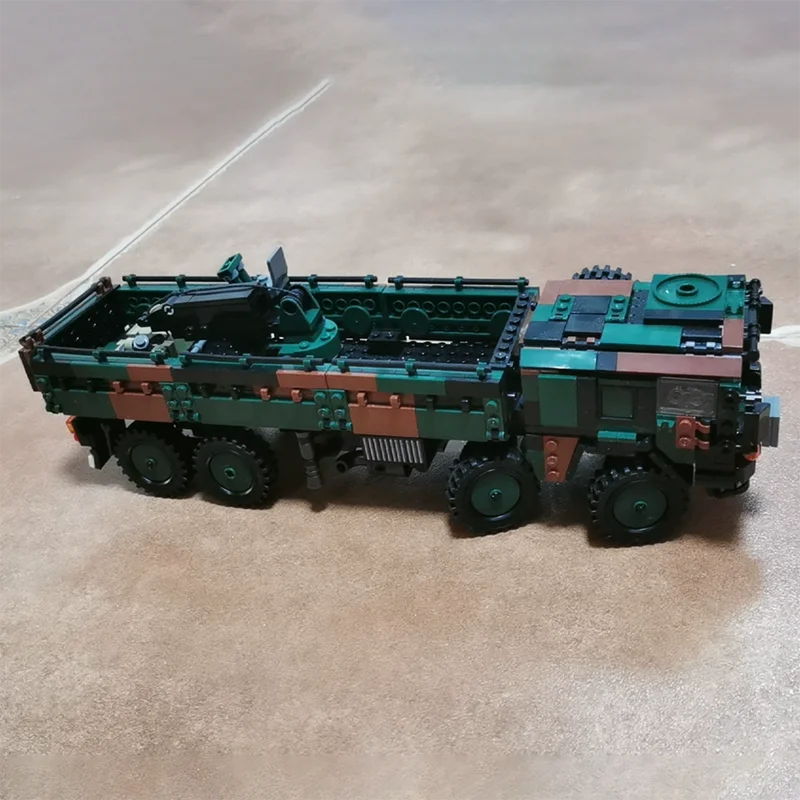 

WW2 German MOC Cougar Бронированная машина Строительные блоки Леопард 2A6 Танк Кирпичи Модель DIY Военный танк Автомобиль Хобби Коллекция игрушек