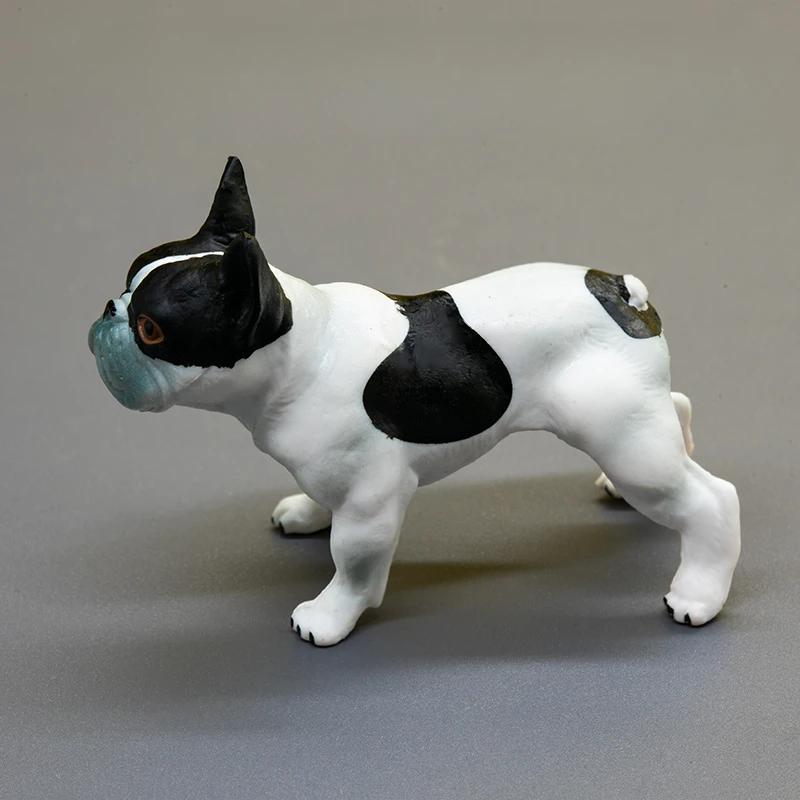 Bionic Art French Bulldog Miniatures Originality Office Desktop Bedroom Figurines Nordic Aesthetic Home Decor Statuette FYFM