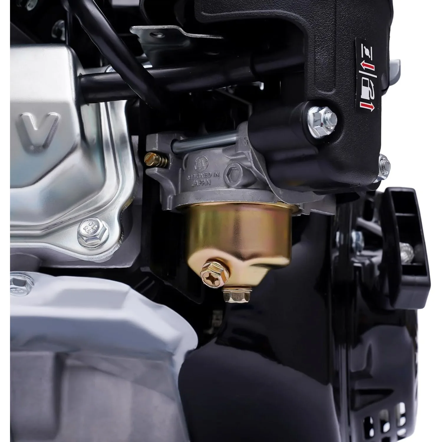 محرك غاز 7.5 حصان رباعي الأشواط مع نظام تبريد الهواء وفلتر الهواء، محرك تبريد الهواء ذو أسطوانة واحدة محمول منخفض الضوضاء