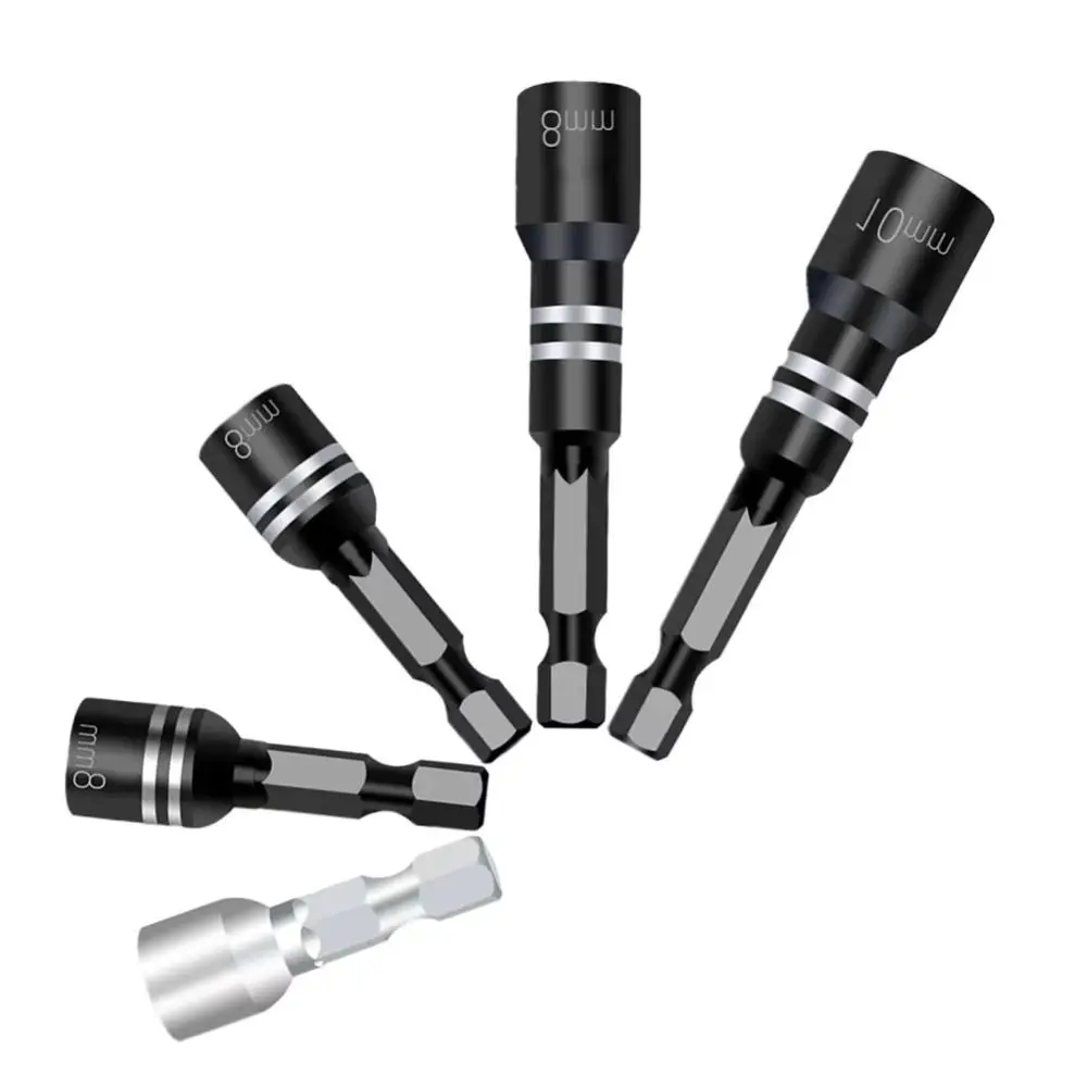 New 8mm Magnetic Nut Screwdriver DIY Anti-slip Bit Hex Shank Driver for Power Drills Drivers Kit