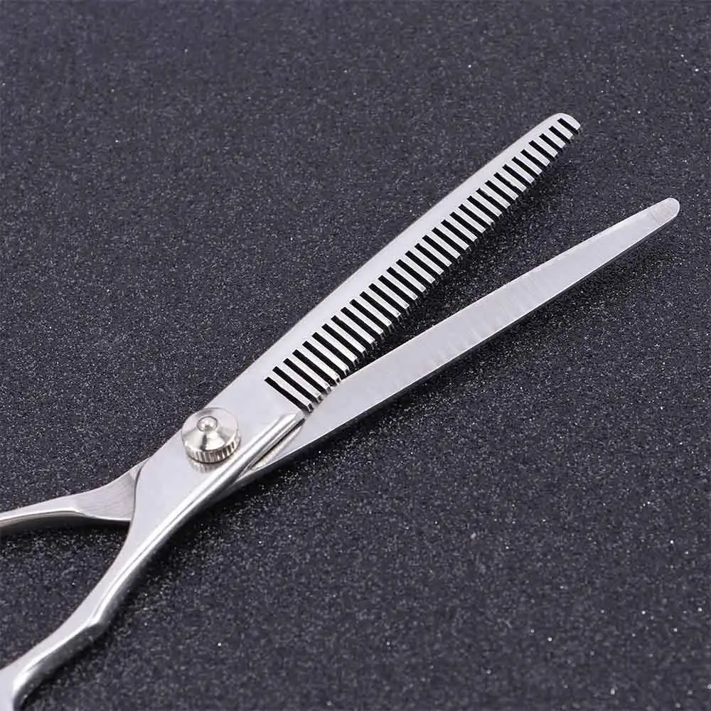 Professional Downward Hairdressing Curved Pet Blade Dog Scissors Dogs Product Grooming Scissors