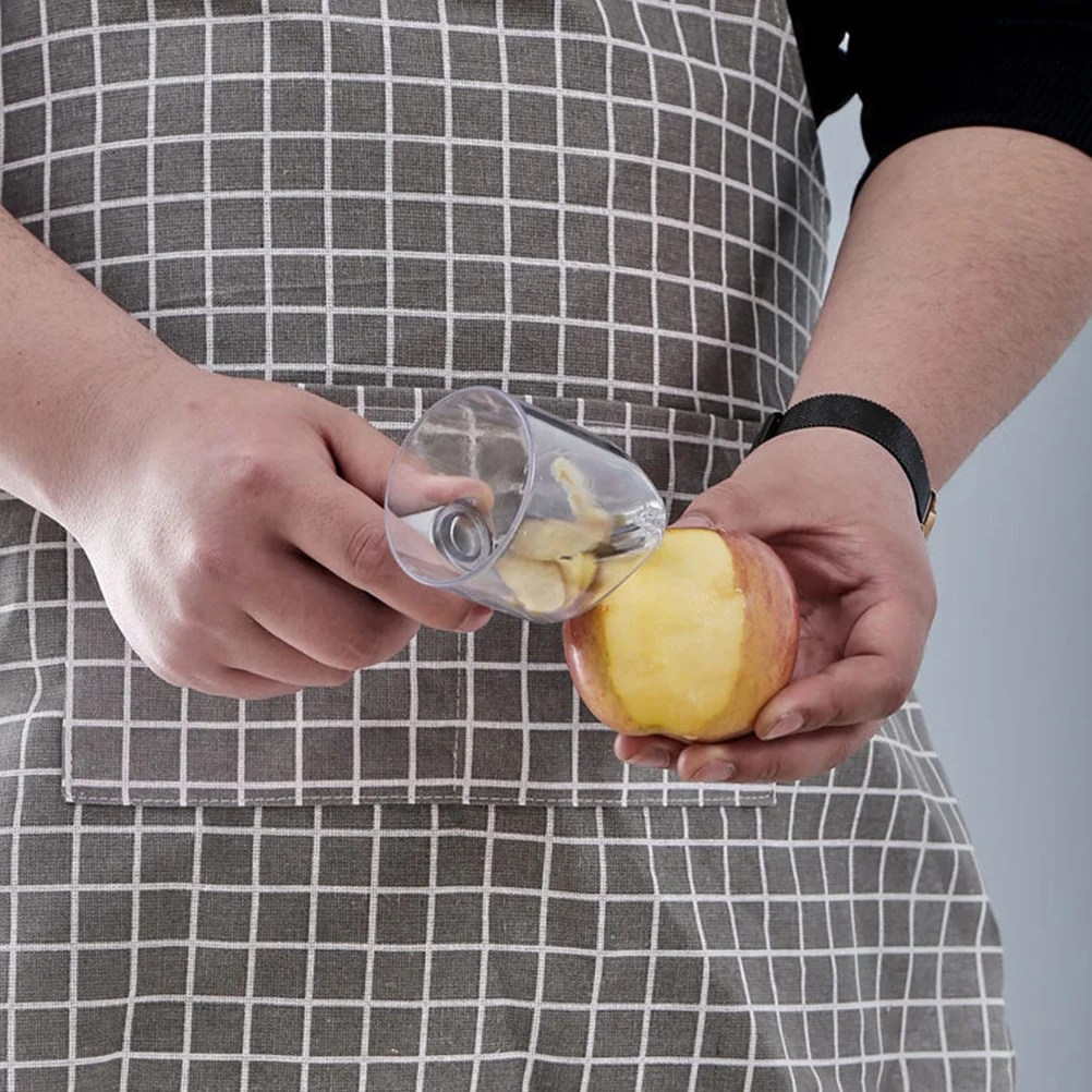 

1Pcs Practical Stainless Steel Peeler with Storage Box Grey for Kitchen Fruits Potatoes Cucumbers Carrots Easy Grip