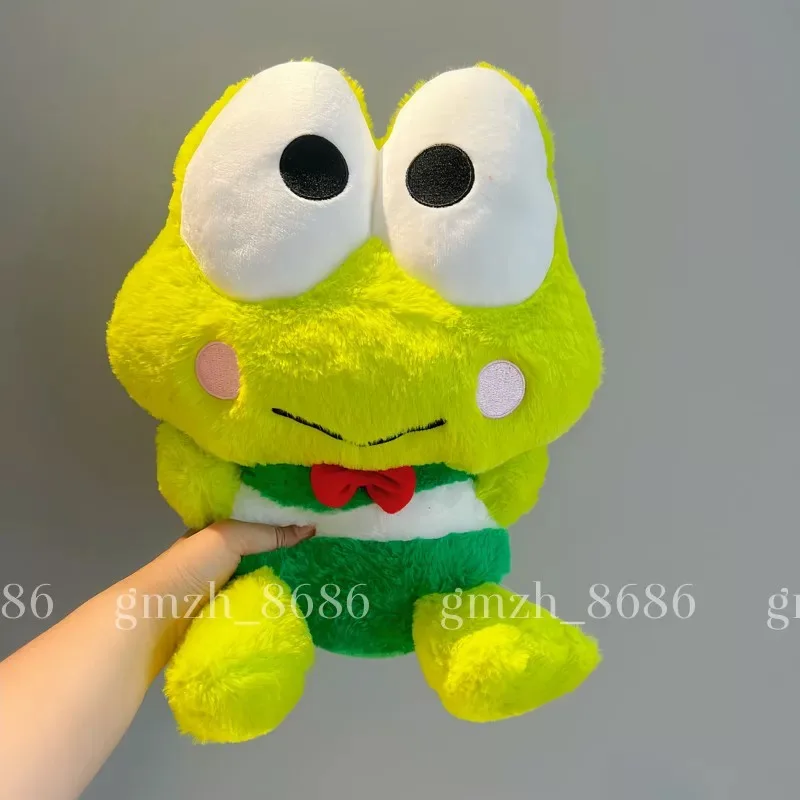 

30Cm Sanrio Kero Kero Keroppi Full of Plush Filling Hug Pillow Decorative Sleeping Toys for Girls On The Bed Christmas Gift Toys