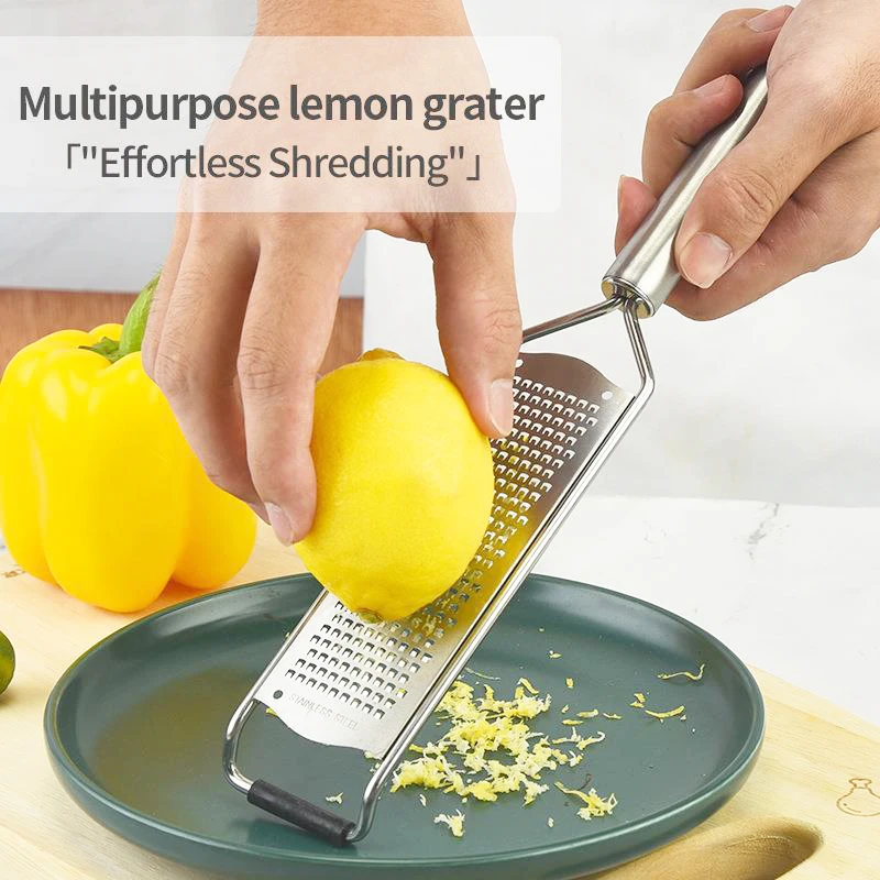 Chocolate Cheese Grater Cleaning Brush Protective Cover,Citrus Lemon Juicer,Lemon Zester&Fruit Scraper Planer Kitchen Gadget