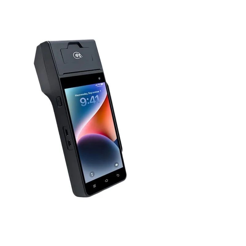 5.5 Inch Handheld POS Barcode Scanner Cash Register All In One Payment Terminal Wireless Mobile Checkout Device for Overseas