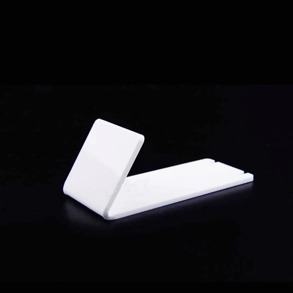 

3Pcs Necklace Display Stand Acrylic Pendant Chain Holder Jewelry Organizer Storage Rack White for Retail Craft Show Countertop