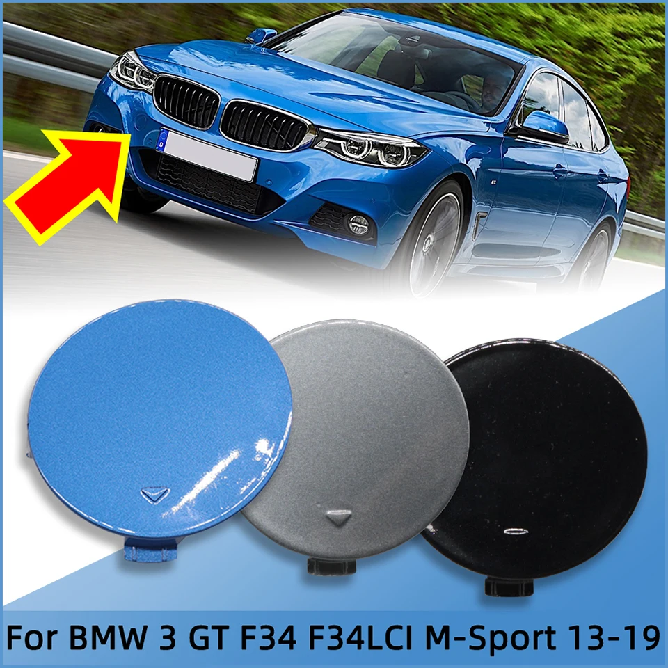 

Car Front Bumper Hauling Hook Cap Towing Hook Cover Lid For BMW 3 GT Gran Turismo M Package 2013 2014 2015 2016 2017 2018 2019