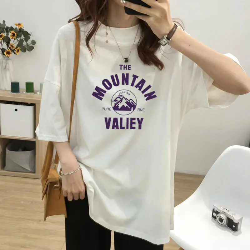 Maternity Summer Short Sleeve T-shirt Nursing Fashion Printing Breastfeeding Clothes Postpartum Woman Lactation Tops Tees