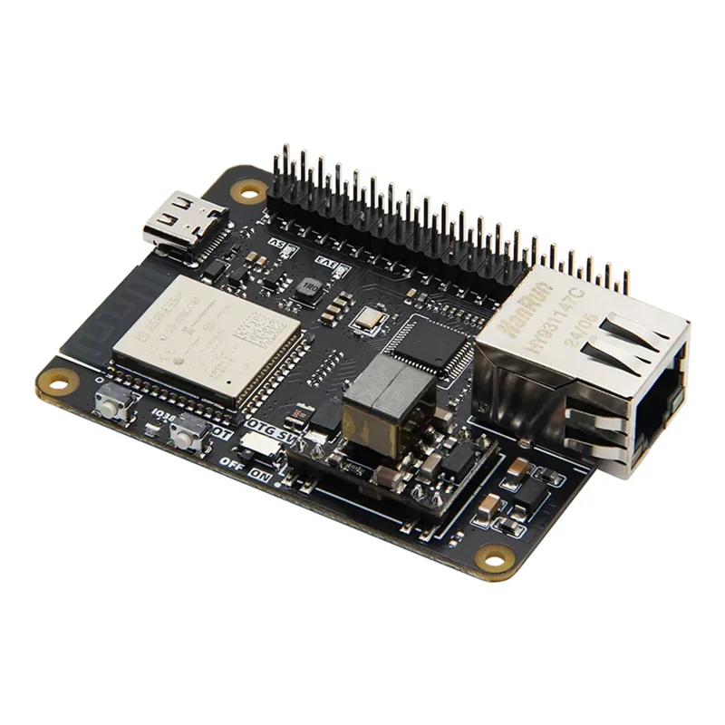 Placa de desenvolvimento Ethernet VO-T-ETH-Elite ESP32-S3 2.4Ghz Wi-Fi e Bluetooth 5 (LE) suporta fonte de alimentação POE