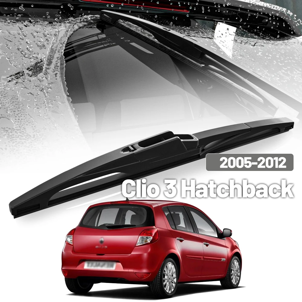 For Renault Clio 3 Hatchback 2005-2012 2006 2007 Rear Windshield Windscreen Wiper Blade Tailgate Window Wipers Accessories 14