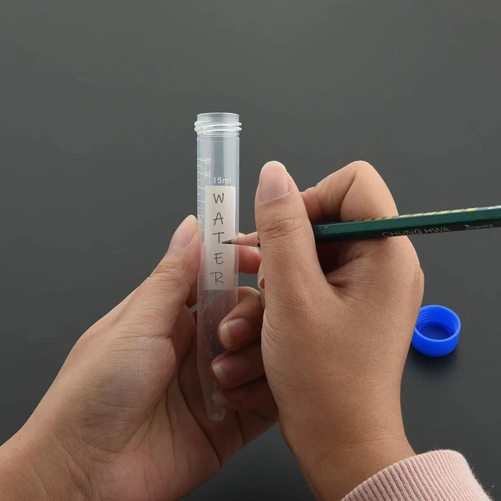 

81pcs Tube Set 15ml 50ml Plastic Test Tubes Rack Lab Supplies Transparent for School Science Projects Storage