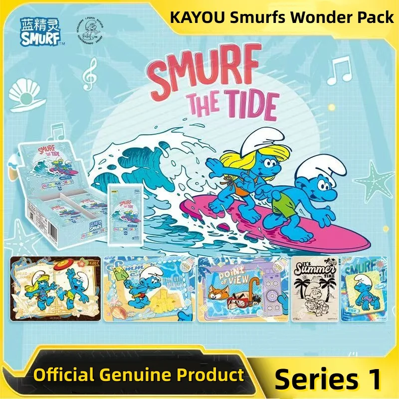 

KAYOU The Smurfs Collection Cards Series 1 Kayou Wonder Pack Iconic Characters Animated Elements Collectible Cards