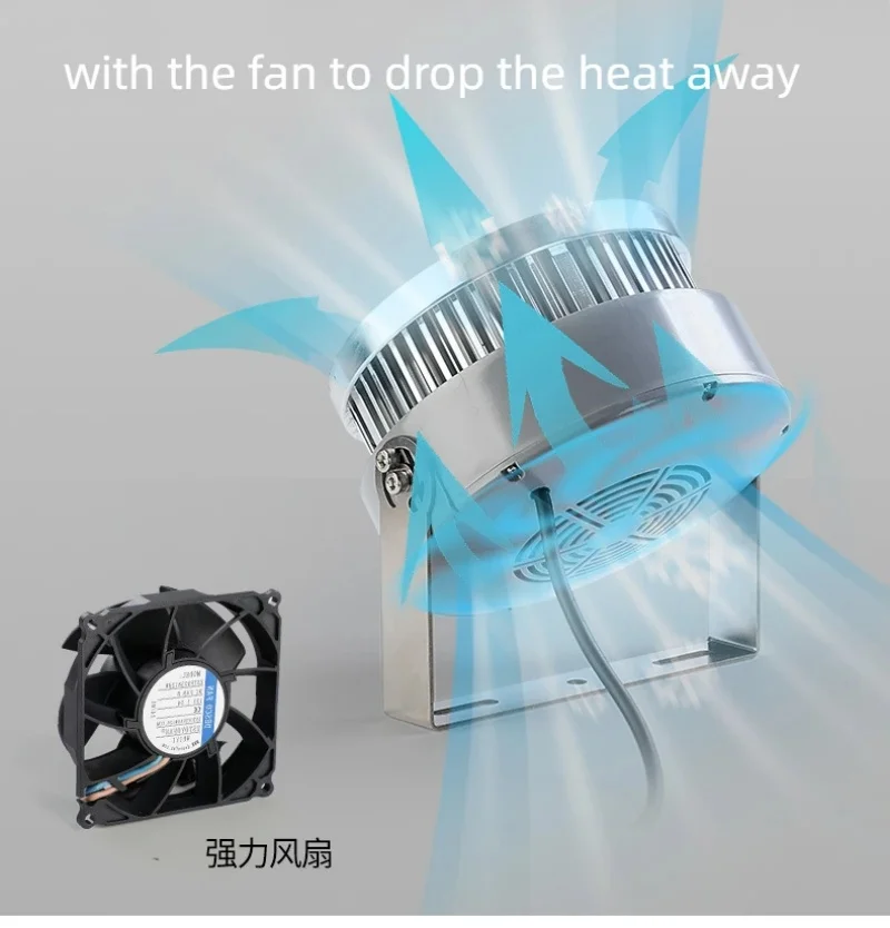 1000 Watt Led Fish Light For Outdoor Fishing Boat Waterproof 220v Blue Light Sea Fishing Lure Squid Fishing Light