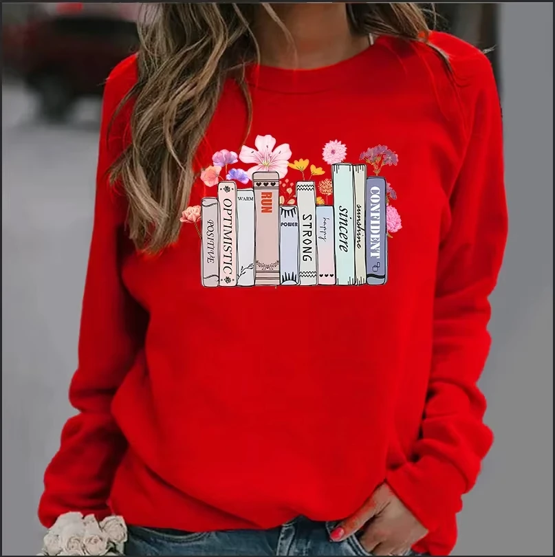 

Футболка с цветочным принтом, мягкая дышащая повседневная удобная футболка унисекс с длинным рукавом в стиле аниме, уличная одежда с графическим принтом Wom