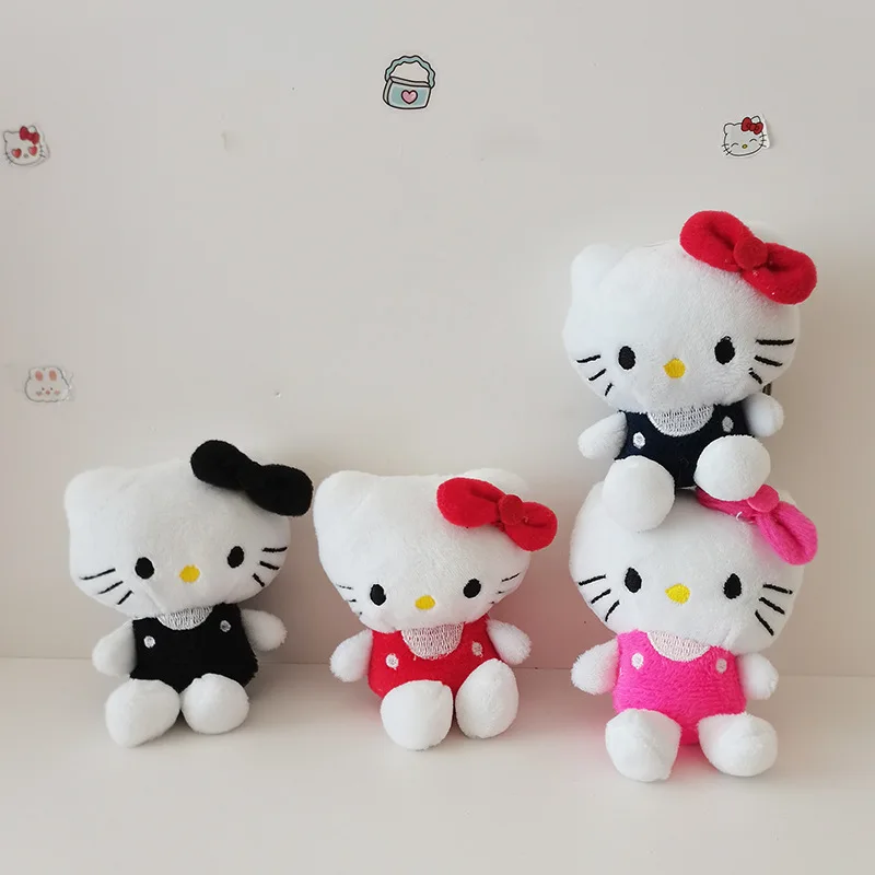 

New Sanrio Hello Kitty Plush Toys Cute Cartoon KT Cat peluche Dolls Soft Stuffed kawaii Anime Toy Baby Christmas Gift For Girl