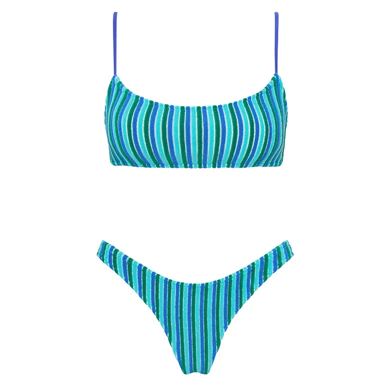 Triangle Bikini  Set Beach Outfits For Women Swimsuit Woman 2024 Bikinis Sets Bathing Suit Women Sex Swimwear