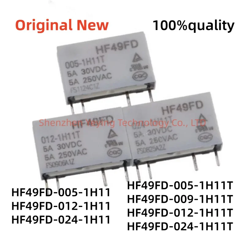 1Pcs Hf49Fd-005-1H11 Hf49Fd-012-1H11 Hf49Fd-024-1H11 Hf49Fd-005-1H11T Hf49Fd-009-1H11T Hf49Fd-012-1H11T Hf49Fd-024-1H11T
