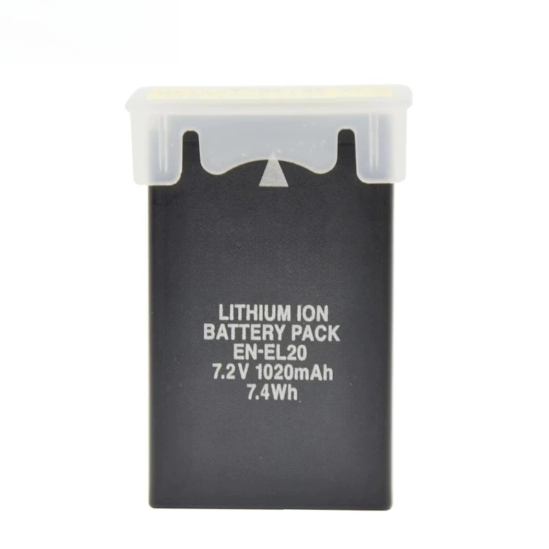 Suitable for Nikon EN-EL20a EL20 batteries, compatible with P1000, mirrorless cameras J1, J2, J3, S1 and Coolpix A
