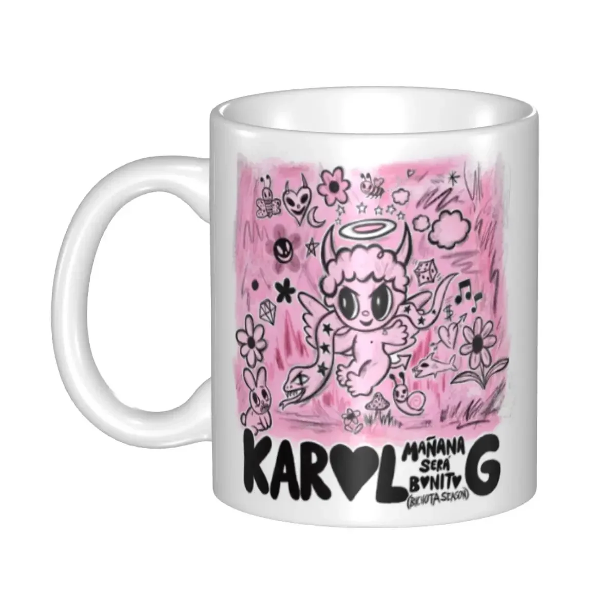 Custom Karol G Bichota Season Coffee Mugs DIY Reggae Ainger Ceramic Mug Cup Creative Present