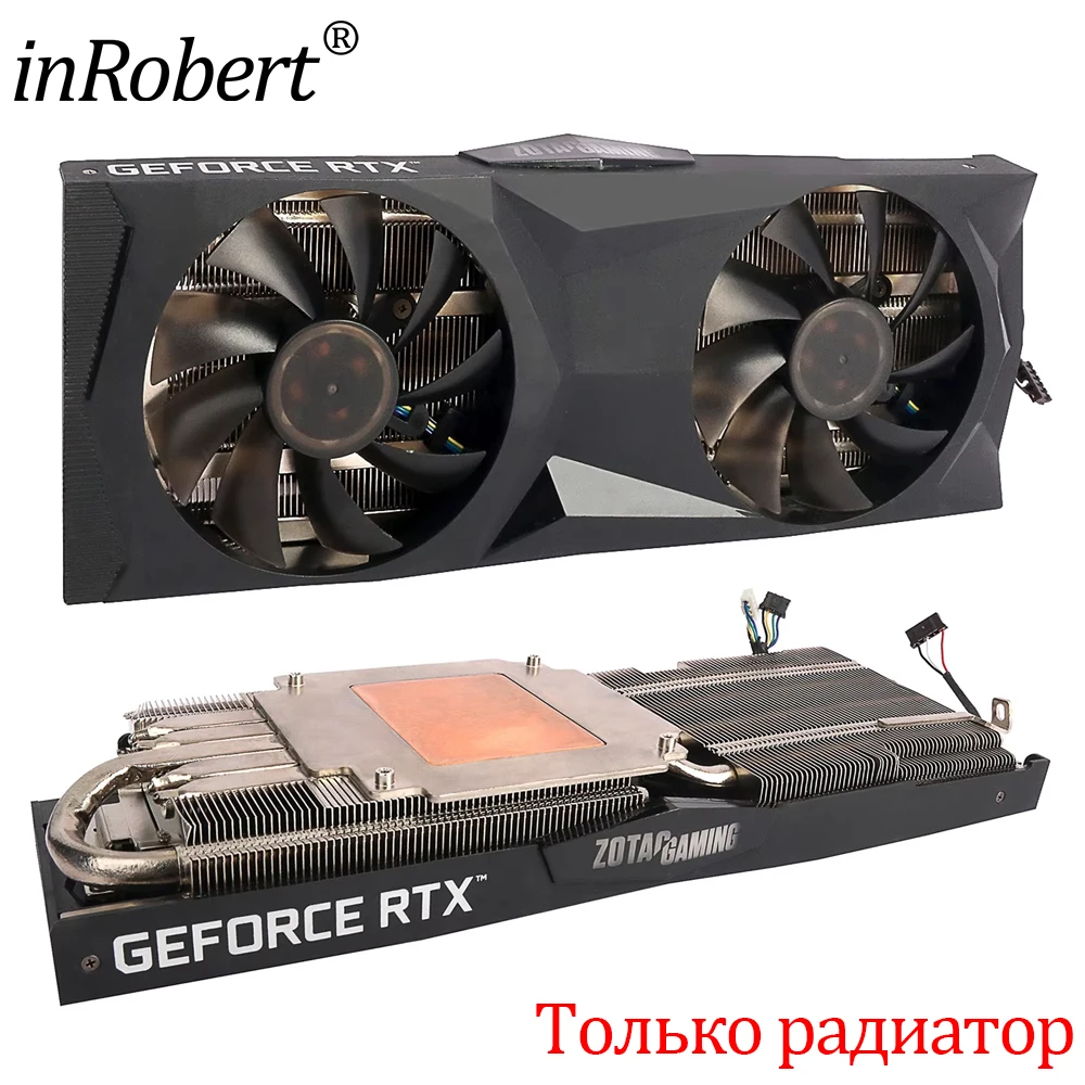 

RTX 2080S AMP Heatsink For ZOTAC GAMING GEFORCE RTX2070 2080 SUPER AMP 8GB GDDR6 Graphics Card Heatsink with scratches Not new