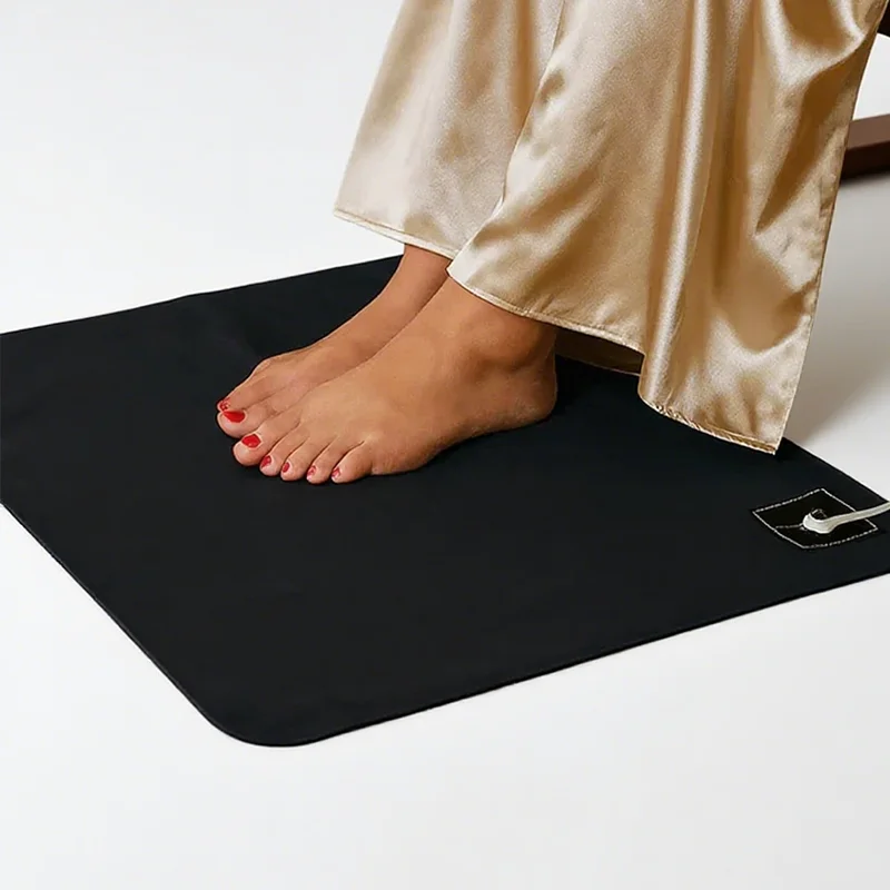 

Заземляющий коврик 40x60 см для офисного стула и стола — заземляющий коврик с проводящим углеродным волокном для улучшения сна, снижения воспалений