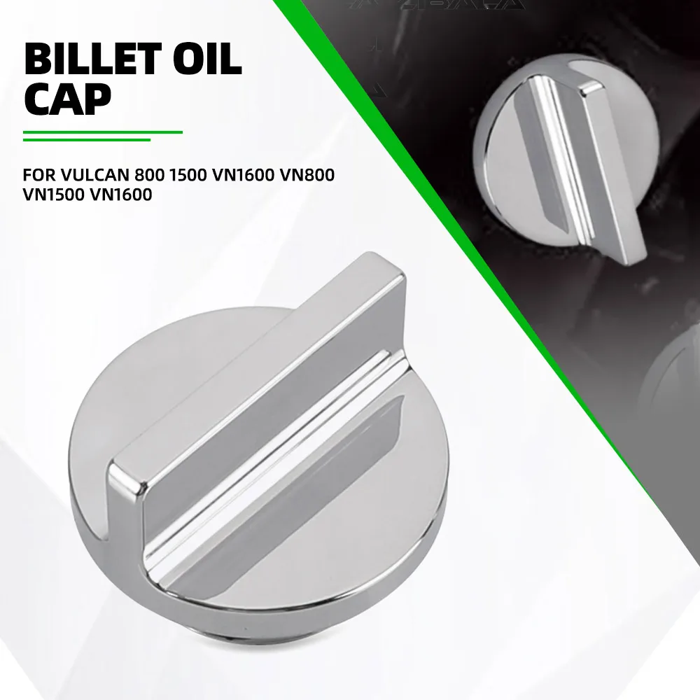 For Kawasaki Vulcan 800 1500 VN1600 VN800 VN1500 VN1600 Motorcycle Accessories CNC Aluminium Chrome Billte Oil Billte Cap Cover