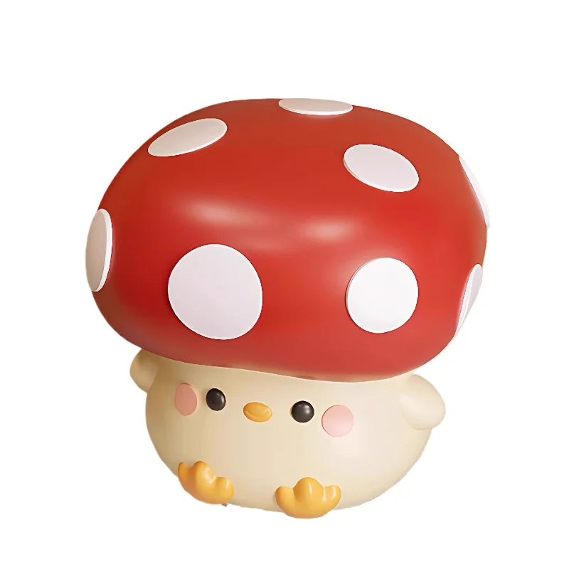 Cartoon Mushroom Stool, Cute Entryway Shoe Bench&Living Room Ottoman, Bedside Accent Seat for Room,Creative Home Decor Furniture - view 6