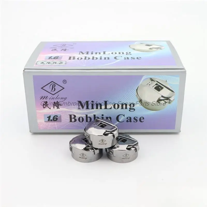 1pcs 1.6 Times Minlong Bobbin Case Shuttle Core Cover for Tajima Barudan Swf Feiya Zsk Happy Domestic High-Speed Embroidery