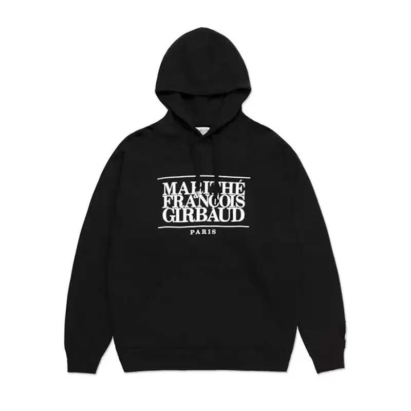 حرف جيني الكوري، نفس هوديي فضفاض مطبوع على الطراز الكوري عالي الشارع مثل تشا جيونغ مع قبعة