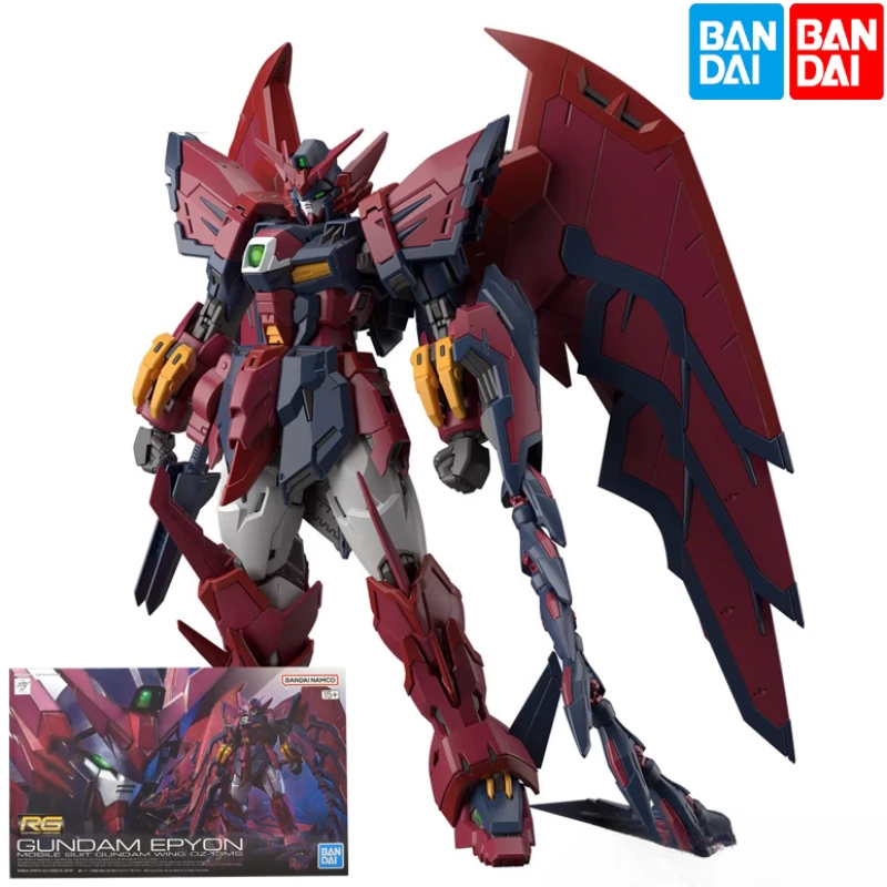 

In Stock Bandai RG 1/144 MOBILE SUIT OZ-13MS EPYON Original Model Anime Figure Model Toys Action Collection Assembly Doll Gifts