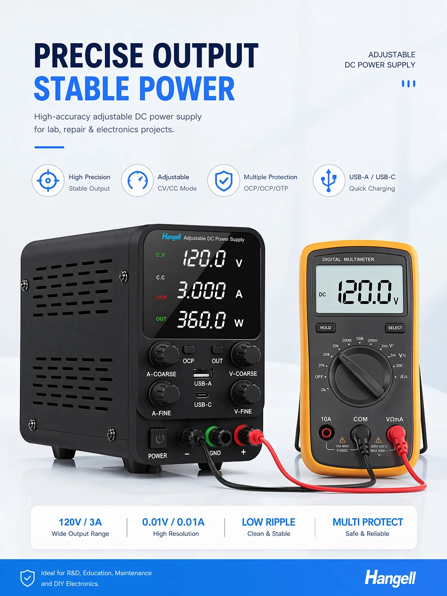 DC Laboratory Power Supply 120 - огляд і ціна Dc Power Supply Variable
