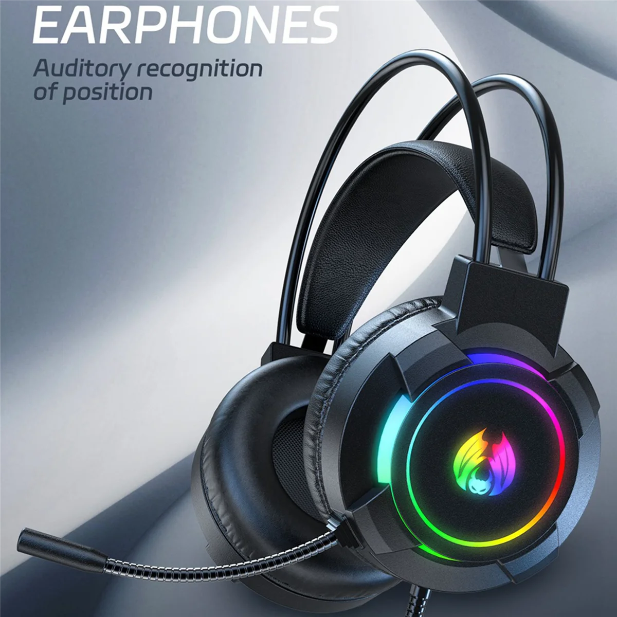 Popular Gaming Headset 7.1 Stereo Surround Bass Headset Computer Gaming Console with Microphone RGB Headset
