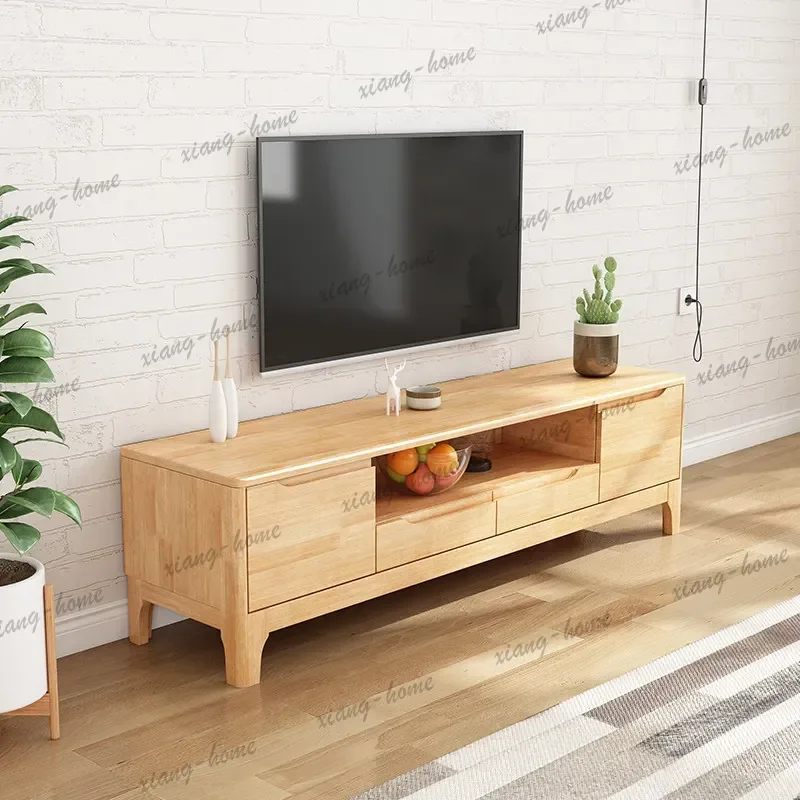 PG Wood Cabinets Tv Stands Living Room Modern Drawers Floor Display Universal Tv Table Storage Organizer Muebles Home Furniture