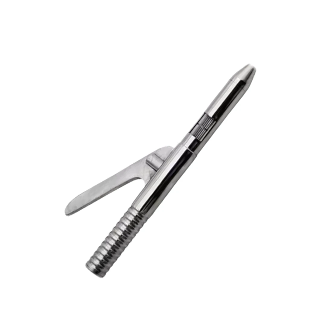 1 Set Dental Automatic Single‑handed Crown & Bridge Remover Gun Stainless Steel Dental Instrument With 3 Replaceable Working Tip