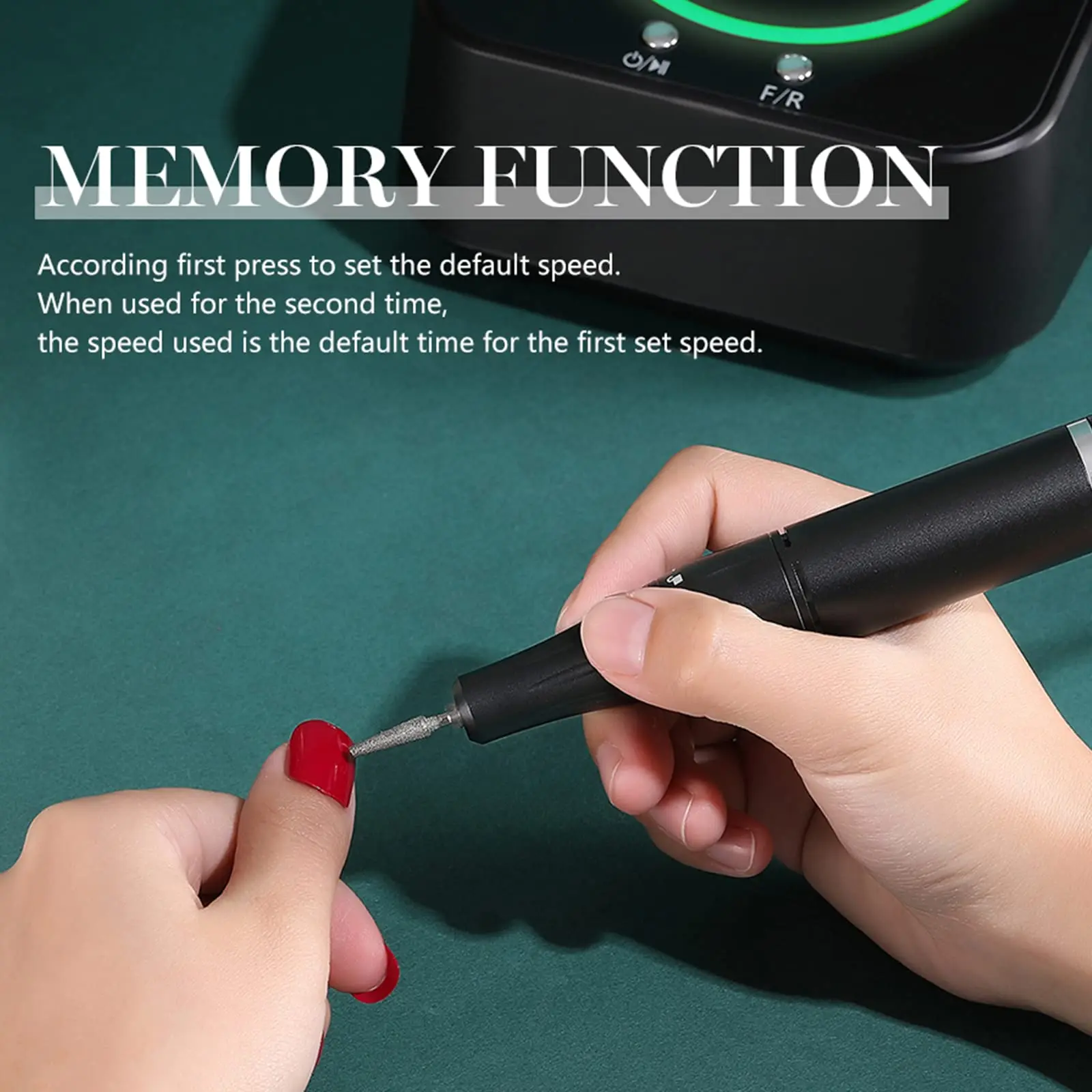 Smerigliatrice elettrica professionale per unghie lucidatrice per unghie fresa per unghie smerigliatrice per calli rimozione per lucidatura Gel per unghie 40000RPM