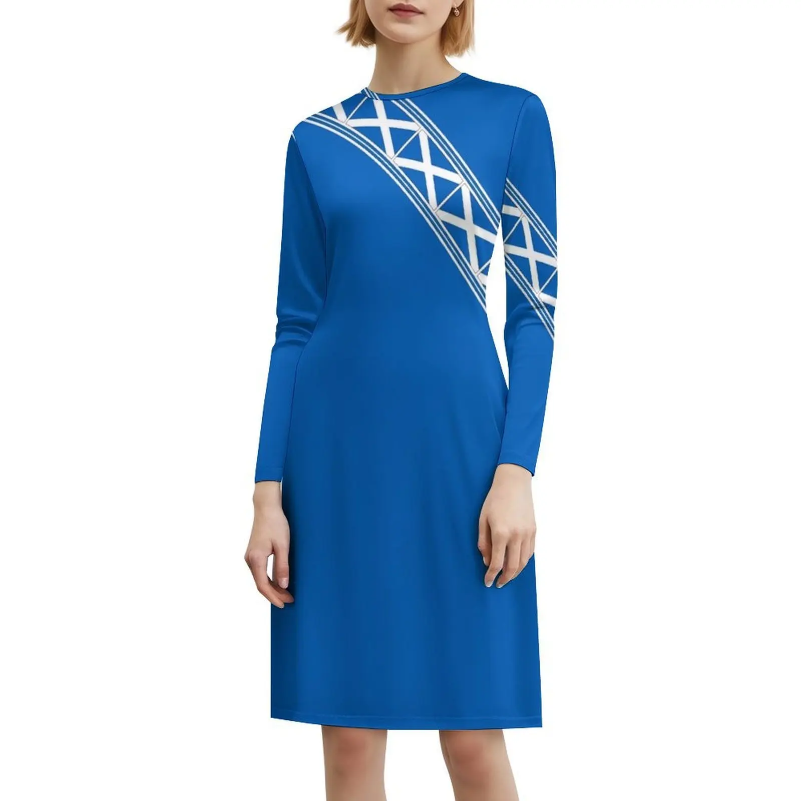 العلم الاسكتلندي حالات الهاتف أقنعة وملصقات الخ (1 ) فستان بوهيمي بدون أكمام للنساء طباعة فساتين حفلات الشاطئ الاسكتلندي