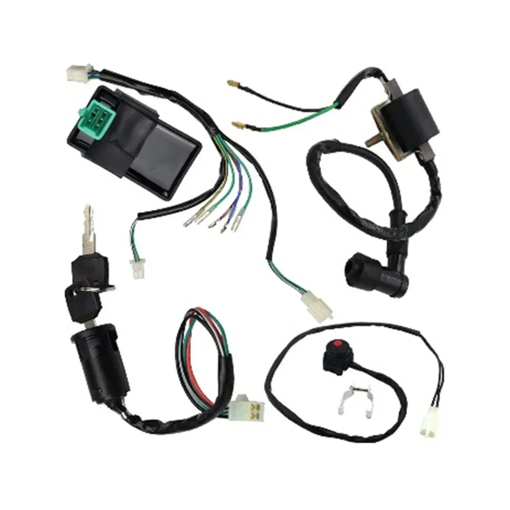 

1set Wiring Harness For CDI Ignition Coil Rebuild Kit For 50cc 70cc 90cc 110cc 125cc Recreational Vehicles Buggies