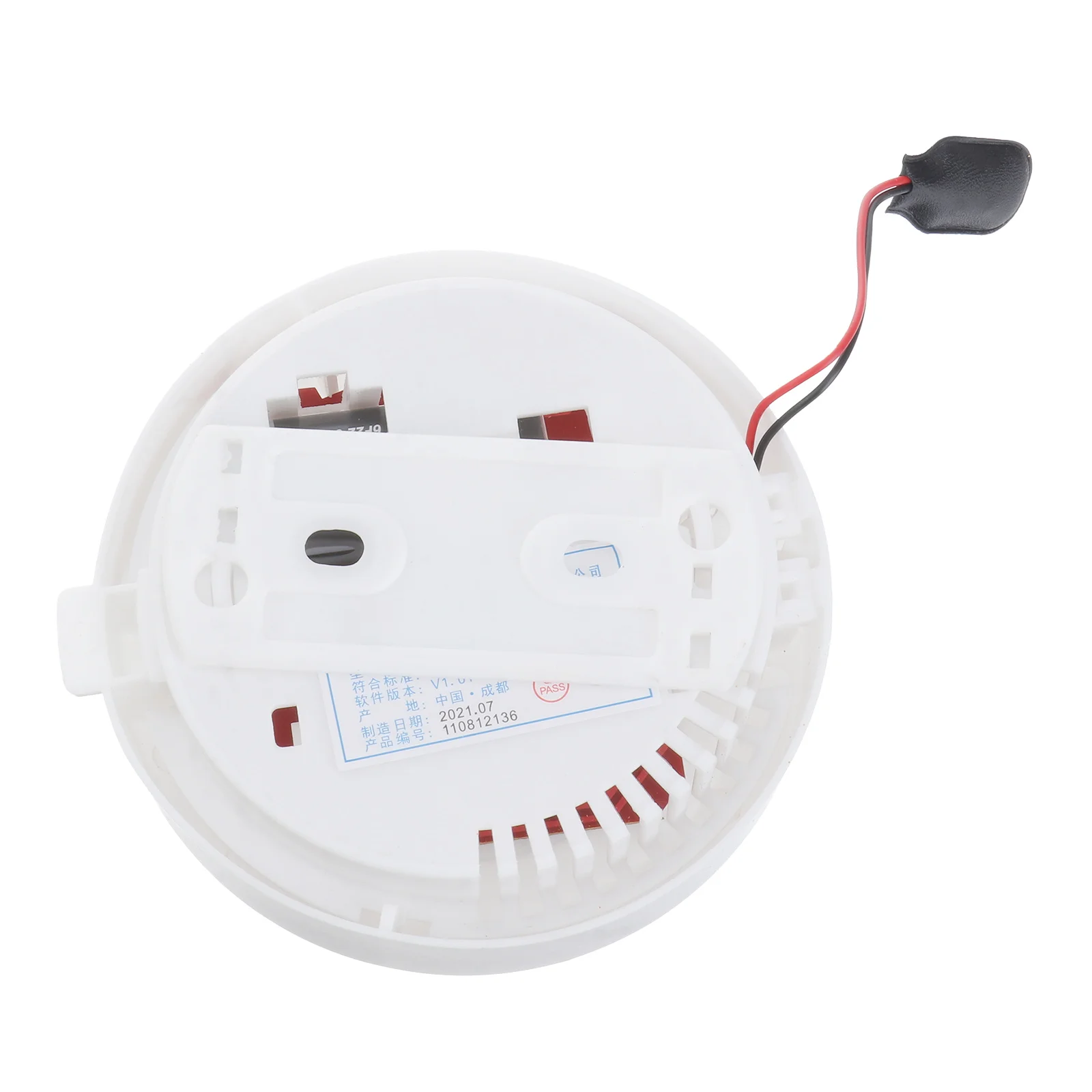 Smoke Alarm Fire Safety Device Home Photoelectric Sensor 85Db Loud Alert Led Light Easy