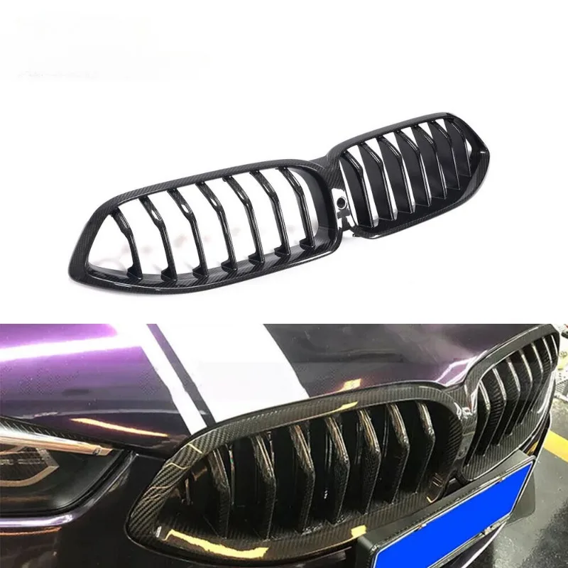 

Dry Carbon Fiber NEW 8 Series M8 Front Kidney Grille for G14 G15 G16 840i M850i M Sport 20-23