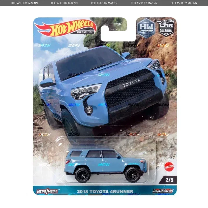 

Genuine Hot Wheels Premium Car Culture 2018 Toyota 4Runner HW Off Road Boys Toys for Kids 1/64 Diecast Vehicle Collection Gift