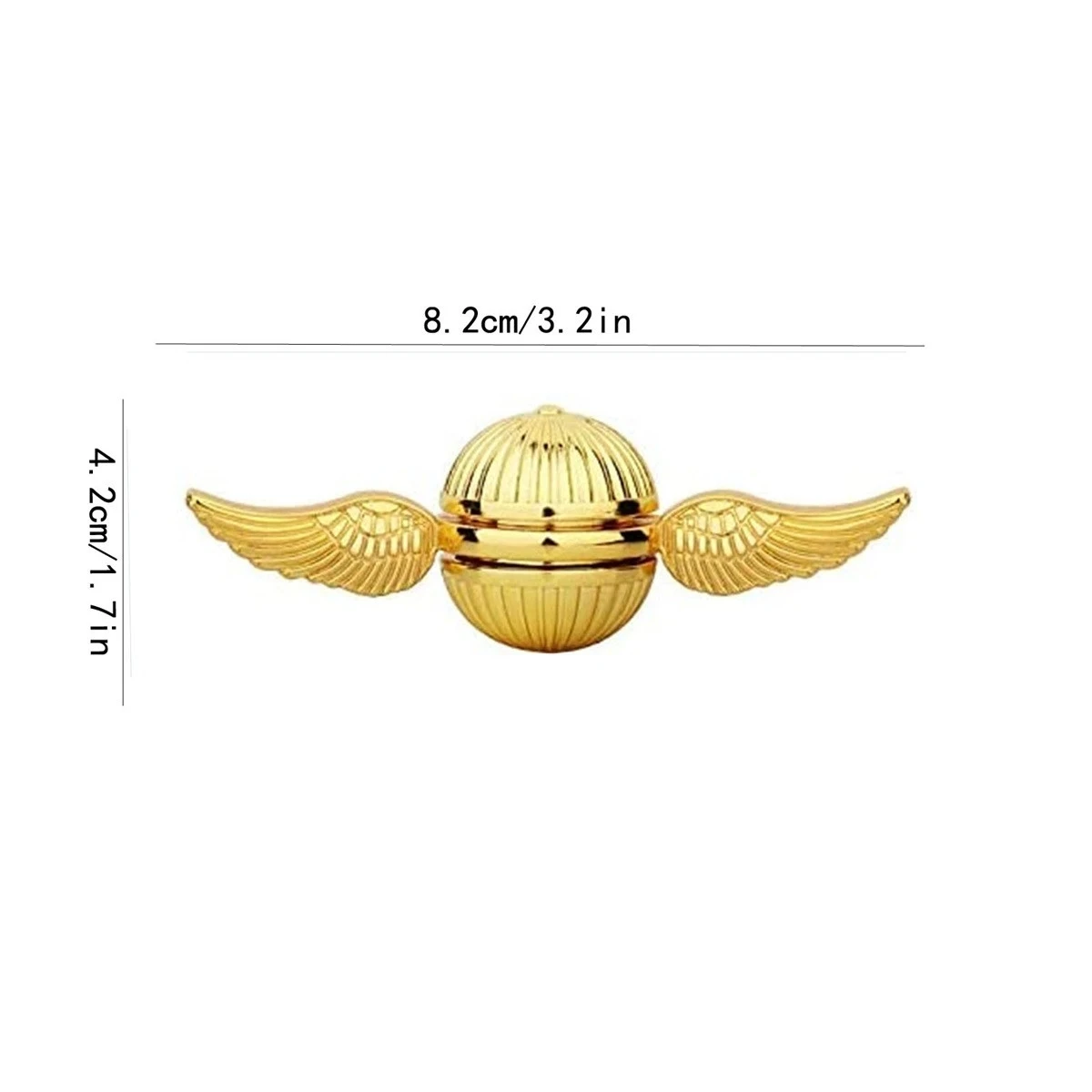 Fidget Spinner cupidon doré, anti-stress, Rotation à la main, ailes d'ange, Spinner à main, jouets en métal, cadeau pour enfants