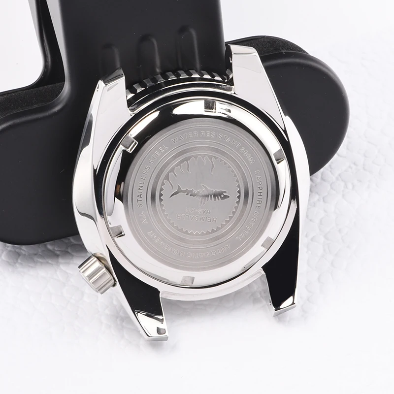 حافظة ساعة HEIMDALLR حافظة غوص من الفولاذ المقاوم للصدأ مضيئة للغاية تناسب Seiko mod لحركة NH35A NH36A الأوتوماتيكية الياقوت
