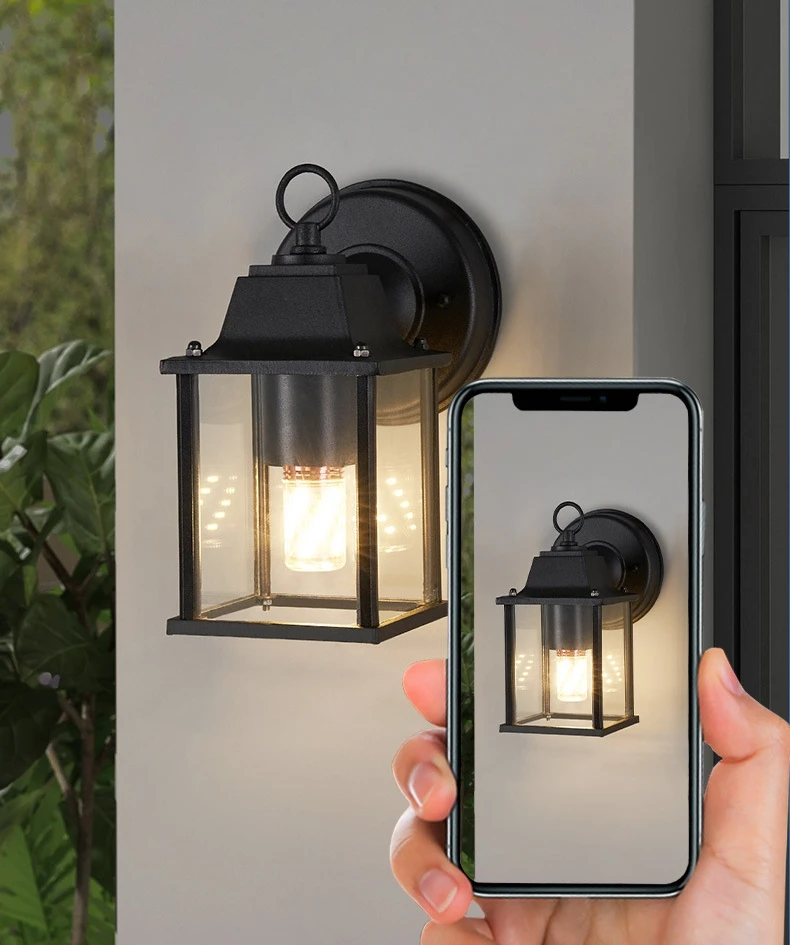 الحديثة للماء الخارجي الجدار مصباح الإبداعية شرفة الممر الإضاءة لبوابة في الهواء الطلق فناء حديقة فيلا