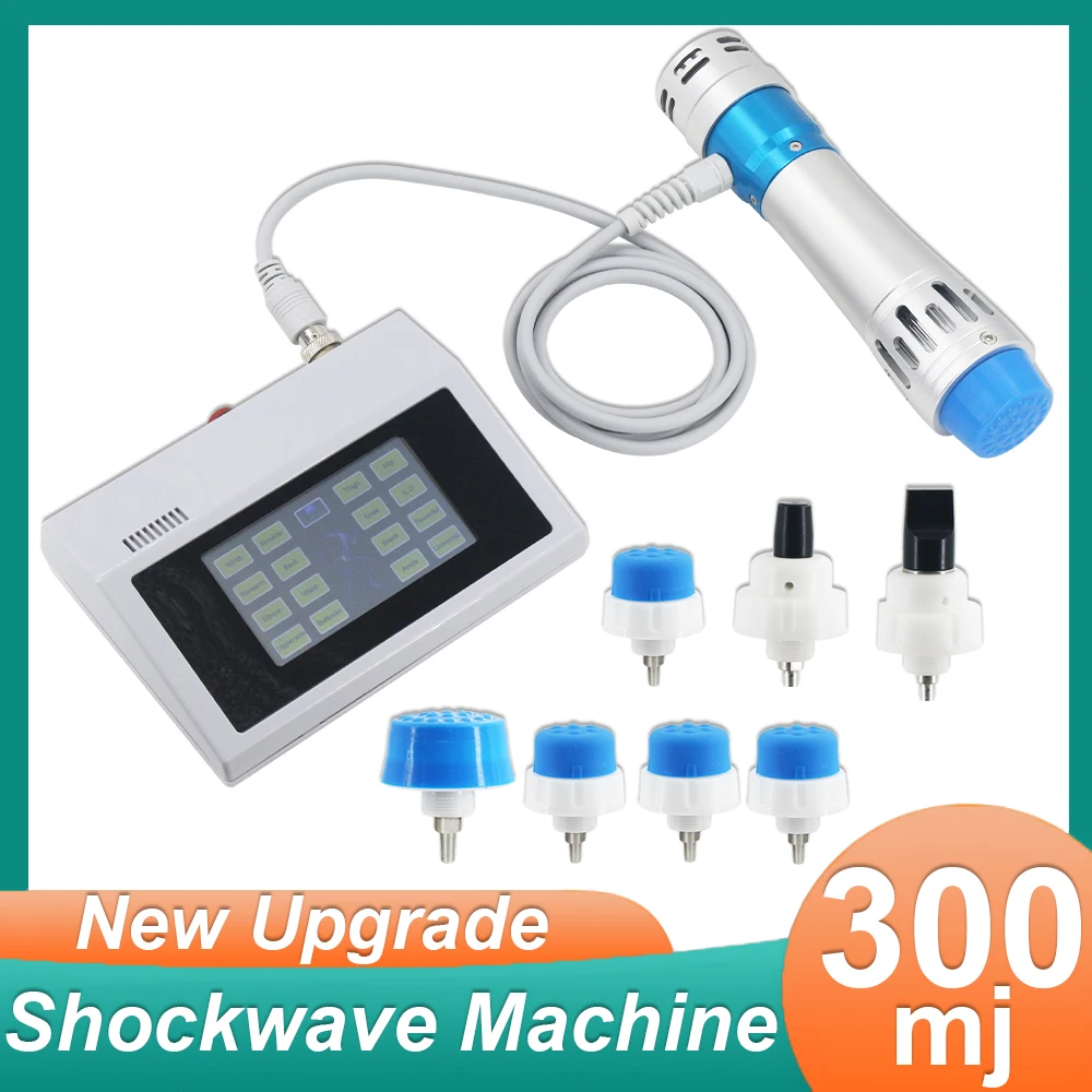 Shockwave Therapy Machine Body Massage ED Treatment Pain Relief Relax New Shock Wave Equipment Massager 300MJ Home Use