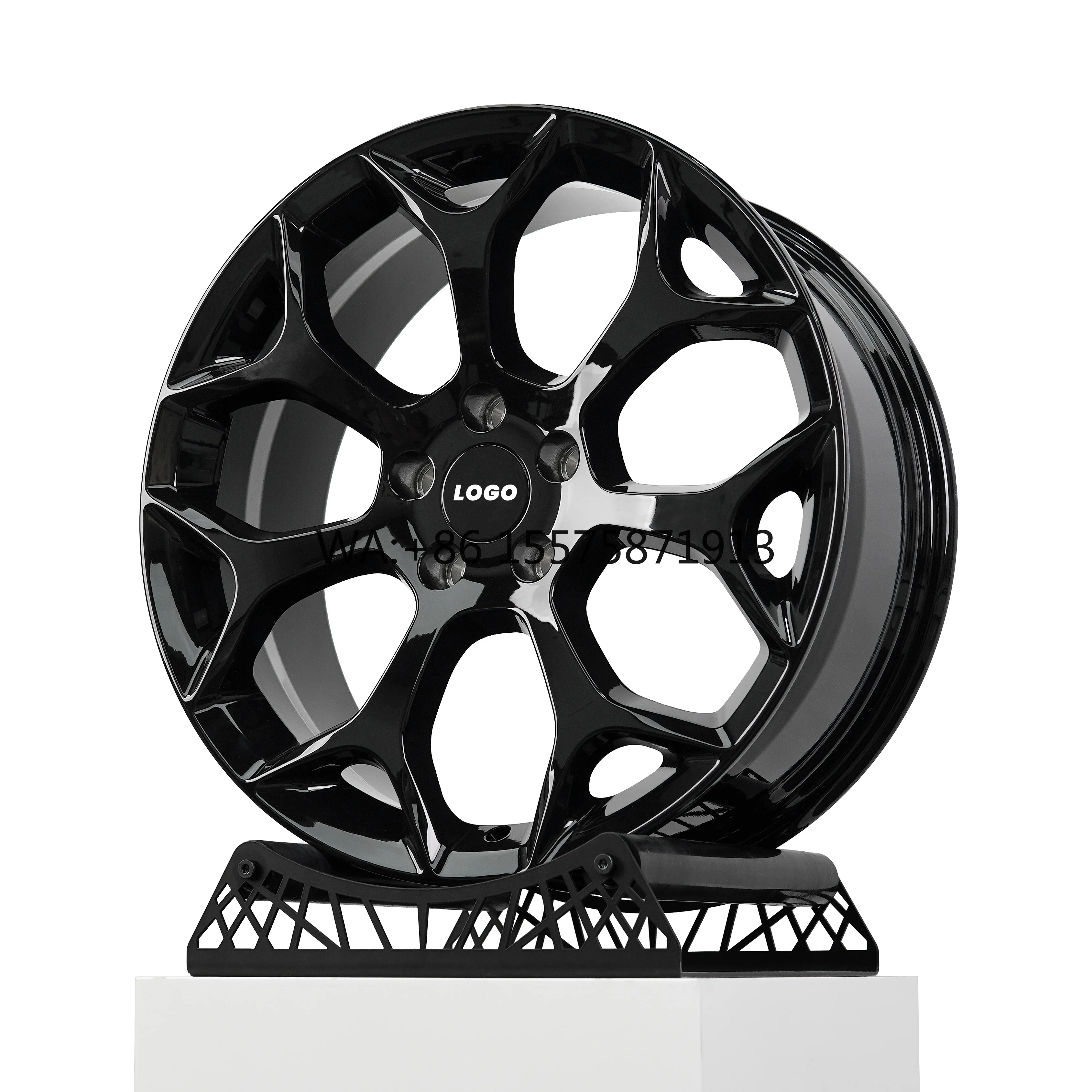 

For OEM CUSTOM Monoblock Tree Branch Forged Aluminum Alloy Wheel Rim New Black Spoke Design Passenger Car Wheel for CHEVROLET